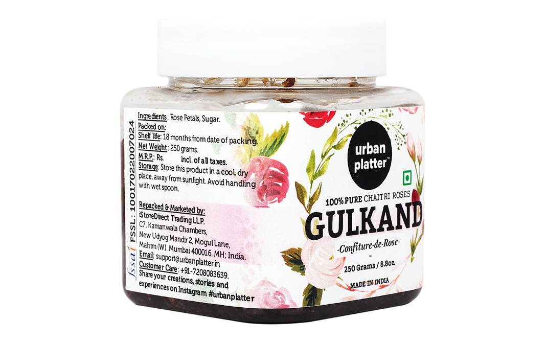 Urban Platter Gulkand (Pure Chaitri Roses)   Jar  250 grams